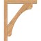 Ekena Millwork Legacy Block Smooth Bracket w/ Offset Brace, Western Red Cedar, 5 1/2"W x 34"D x 42"H BKT0604X34X42LEC05SWR - alternate 2
